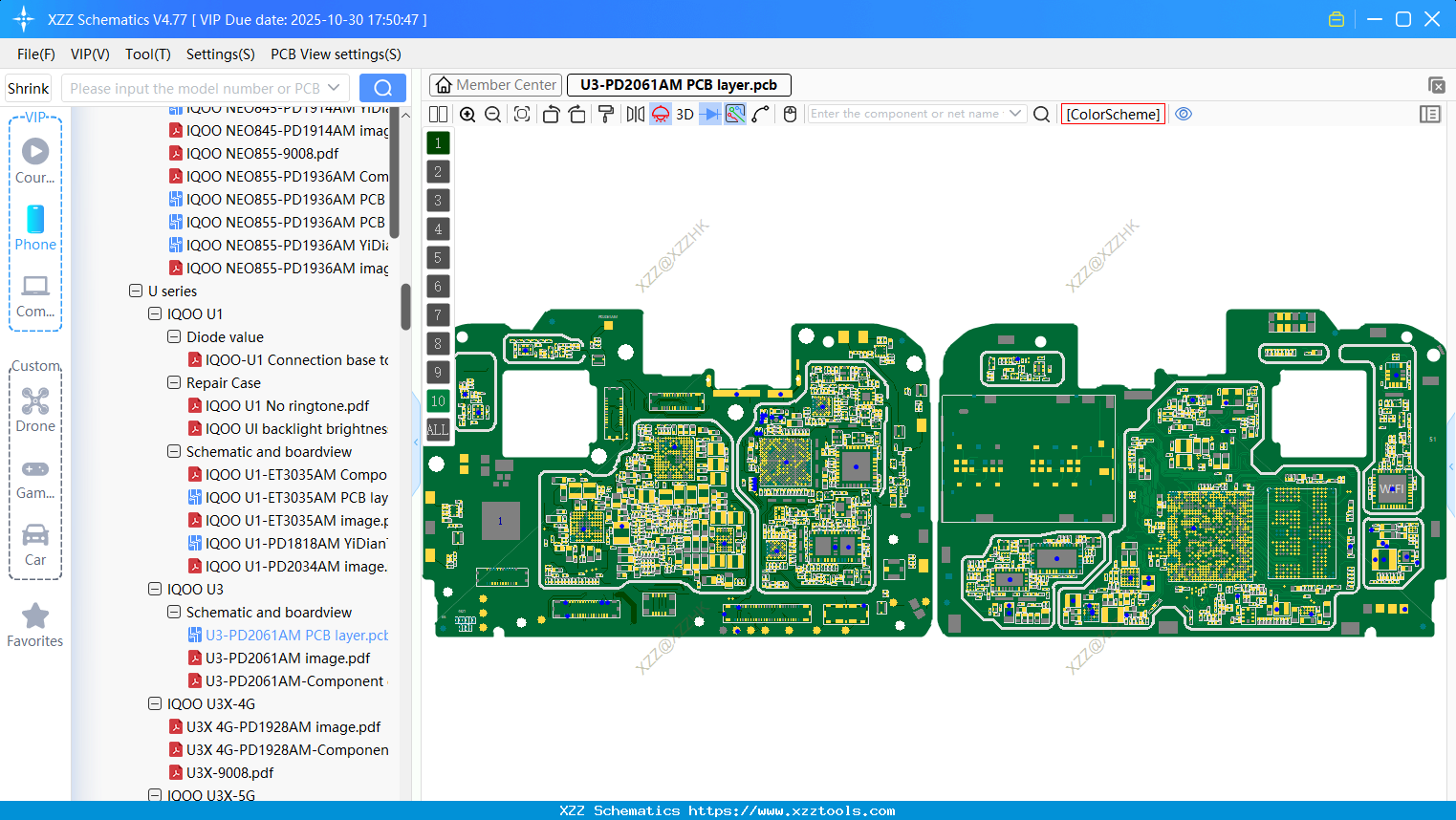 VIVO U3-PD2061AM PCB Layer